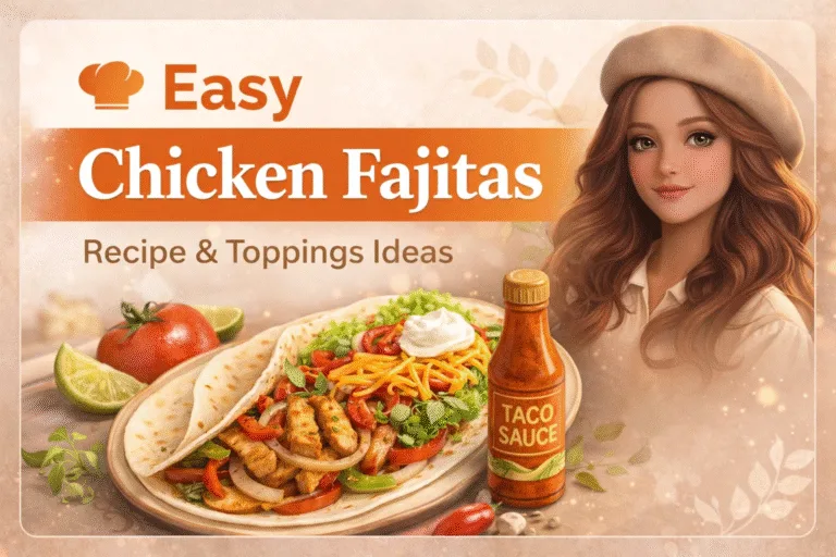 Sugar Pie Nellies Easy Sheet Pan Chicken Fajitas Recipe  Quick Weeknight Dinner Serves 4