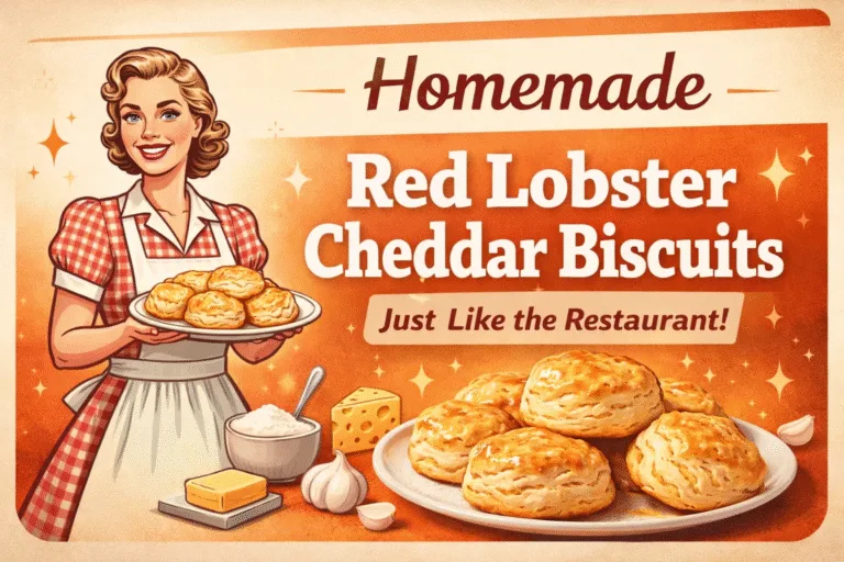 Homemade Red Lobster Cheddar Biscuits Recipe  Easy Savory Garlic Butter Cheesy Biscuits