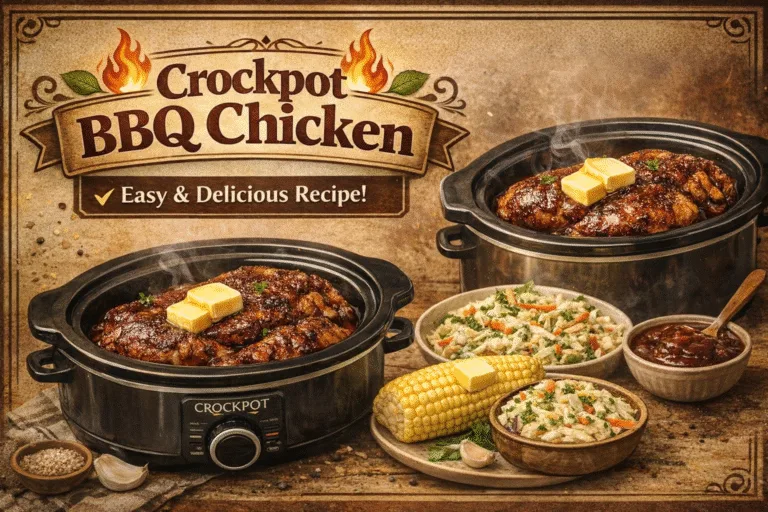 Easy Slow Cooker Crockpot BBQ Chicken Recipe – Tender BBQ Chicken Thighs  Drumsticks