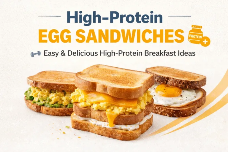 9 Easy High-Protein Egg Sandwich Recipes for a Healthy Breakfast  Meal Prep