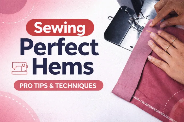 DIY Invisible Pant Hemming Tutorial Professional Sewing Machine Technique