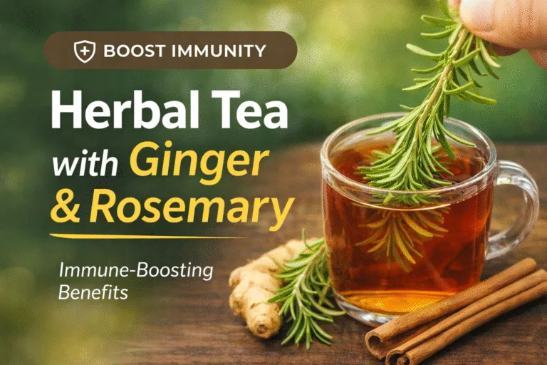 Rosemary Ginger Tea Recipe for Weight Loss  Detox  Healthy Herbal Tea Drink