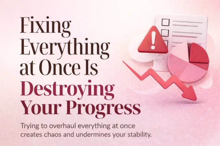 Why Fixing Everything at Once Destroys Your Glow-Up Progress  Habit Stacking Tips