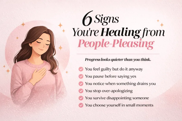 6 Signs Youre Healing From People-Pleasing  Setting Boundaries