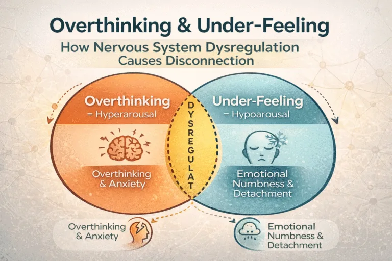 Overthinking vs Under-Feeling How Nervous System Dysregulation Causes Anxiety  Disconnect