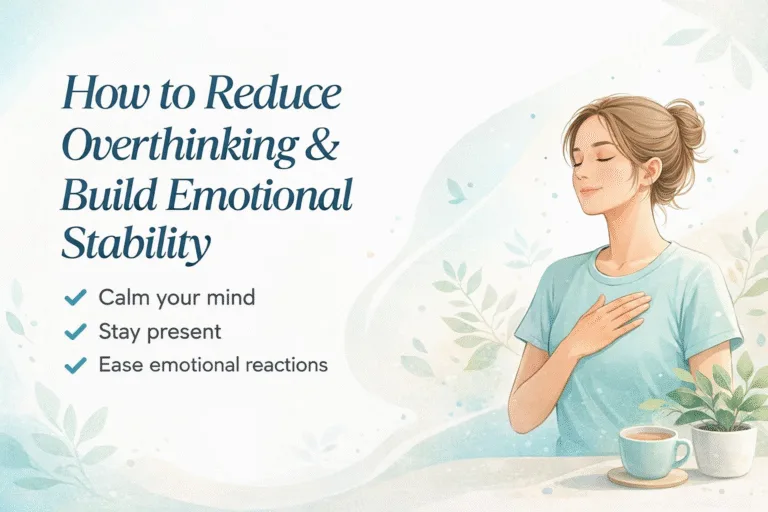 Reduce Overthinking  Build Emotional Stability 20 Mental Health Tips