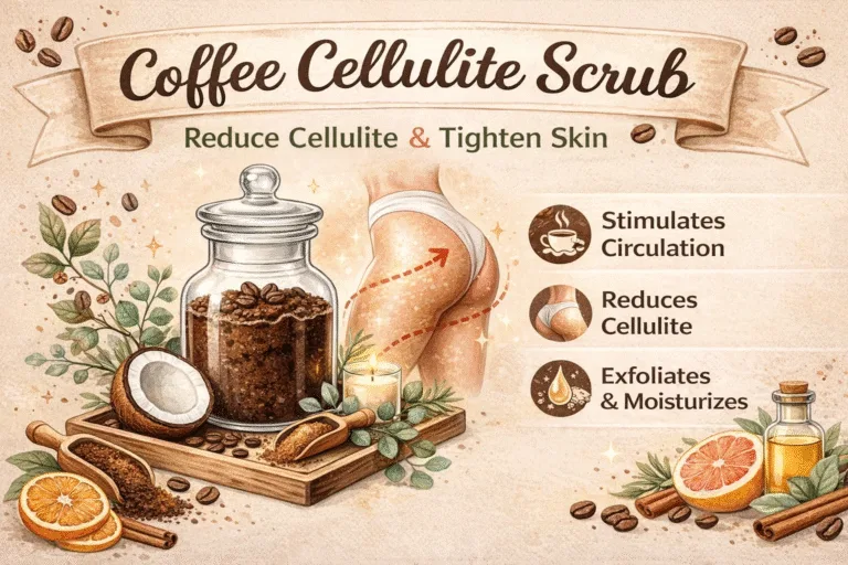 DIY Coffee Cellulite Scrub Recipe to Tighten Skin and Boost Circulation