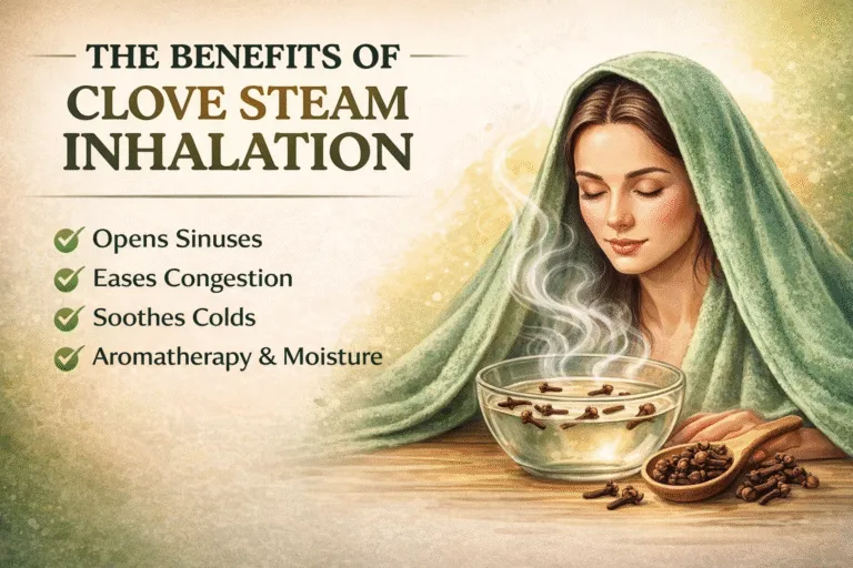 How to Use Clove Steam Inhalation for Sinus Relief  Nasal Congestion Naturally