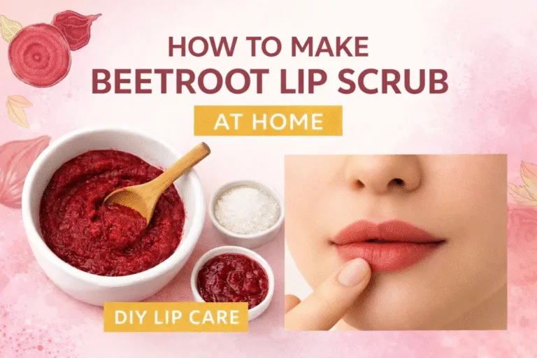 DIY Beetroot Lip Scrub for Soft Pink Lips  Easy Natural Home Remedy