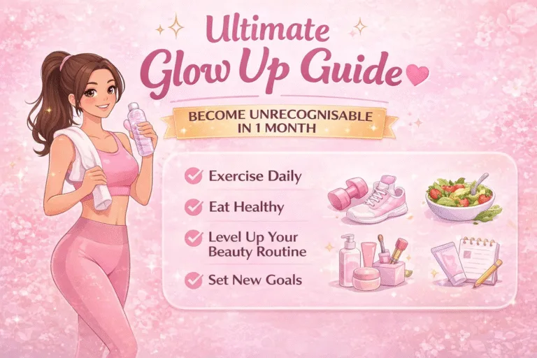 Ultimate 1 Month Glow Up Guide Beauty, Health  Self-Care Habits for a Total Transformation