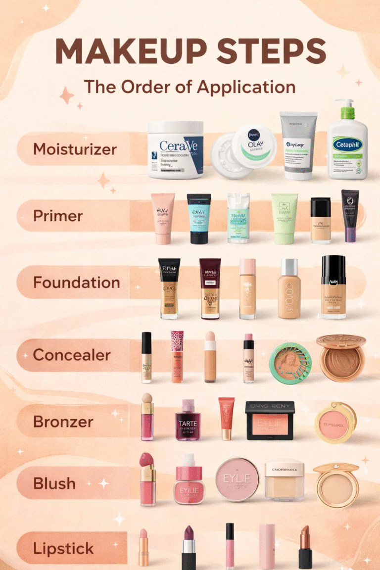 Ultimate Makeup Steps Guide Best Face Products for a Flawless Routine