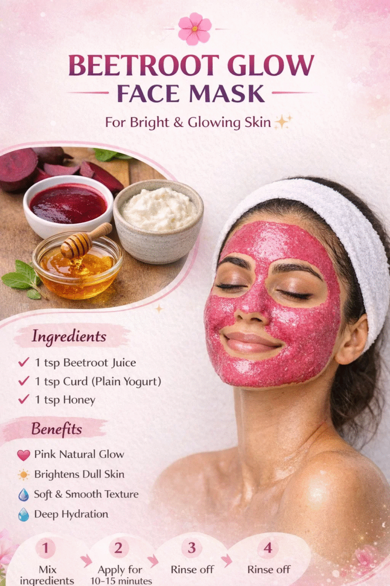 How to Make Beetroot Face Pack for Natural Pink Glow and Bright Skin