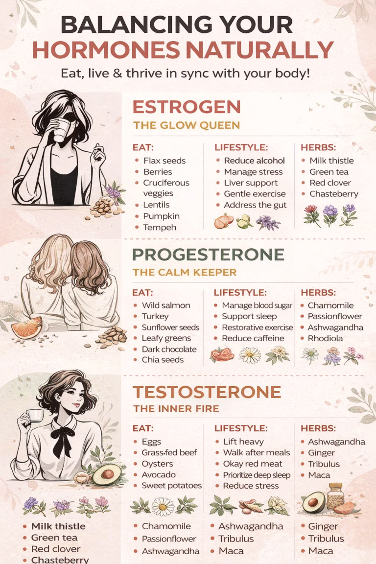 Hormone Balancing Guide Estrogen, Progesterone  Testosterone Lifestyle Tips