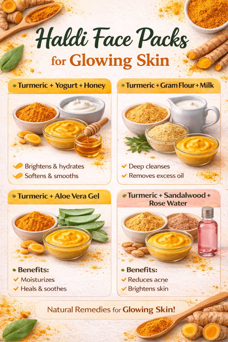 4 DIY Haldi Turmeric Face Pack Recipes for Glowing Skin  Acne Control