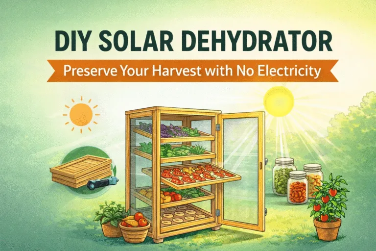 DIY Solar Dehydrator Build This Simple Wood  Screen Food Preserver for Off-Grid Living