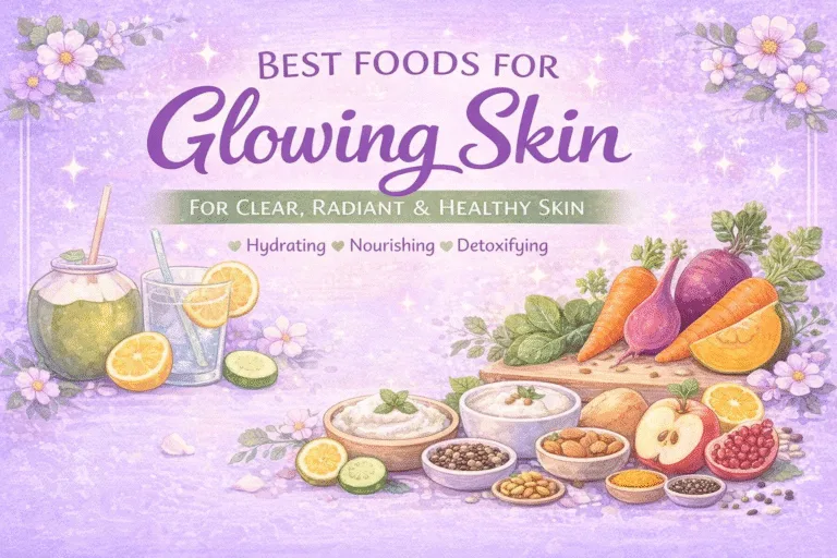 Natural Foods for Glowing Skin Best Diet Tips for Clear Skin and Healthy Radiant Complexion