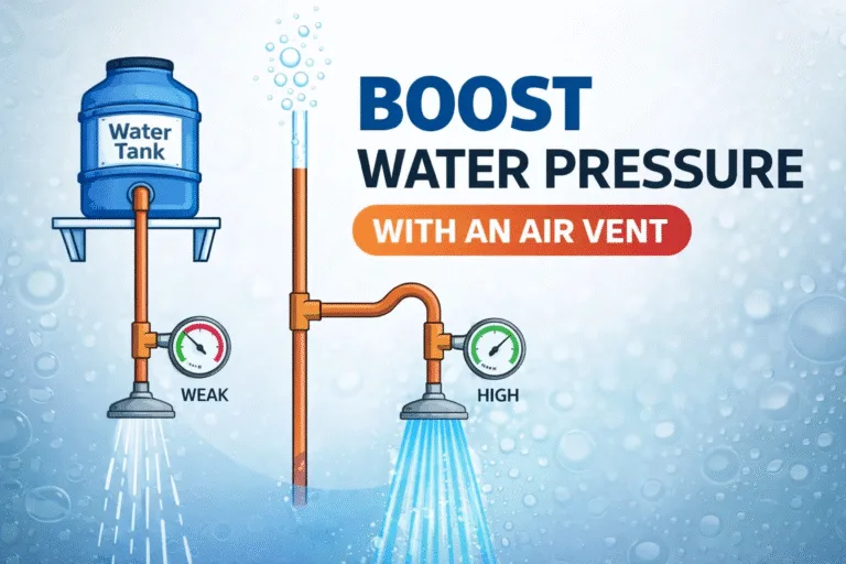 Cómo Aumentar la Presión de Agua con Ventilación de Aire Tips de Fontanería y Ahorro de Agua