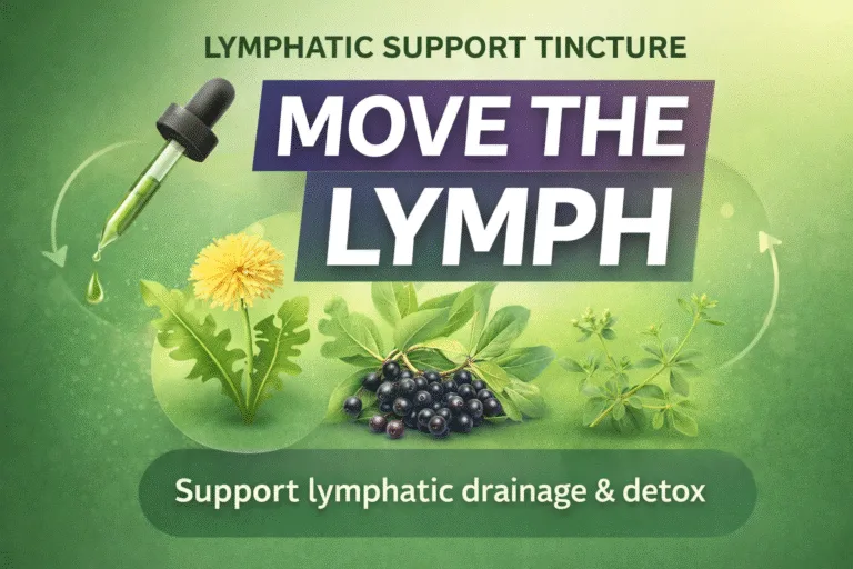 How to Use Lymphatic Drainage Tincture for Detox  Immune Support Herb Guide  Dosage