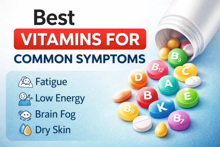 Essential Vitamins Guide Natural Solutions for Common Health Symptoms and Wellness