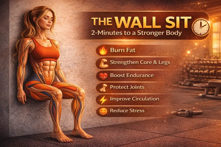 2-Minute Wall Sit Challenge Transform Your Body and Burn Belly Fat Fast at Home