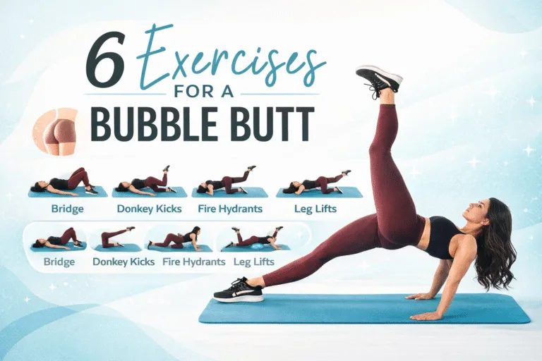 8 Best Exercises for a Bubble Butt  At-Home Glute Workout to Lift  Tone Your Booty
