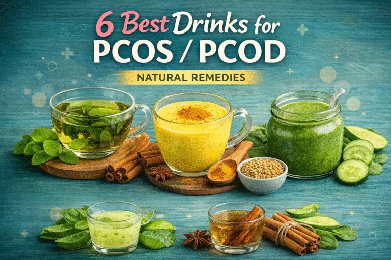 6 PCOS Drinks for Hormone Balance  PCOD Relief  Best PCOS Diet Tips