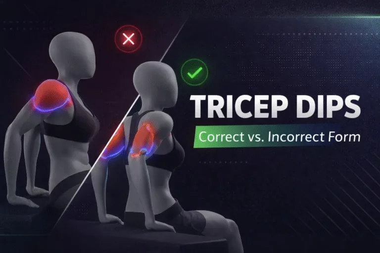 Bench Dip Form How to Target Triceps and Avoid Shoulder Pain  Effective Arm Workout