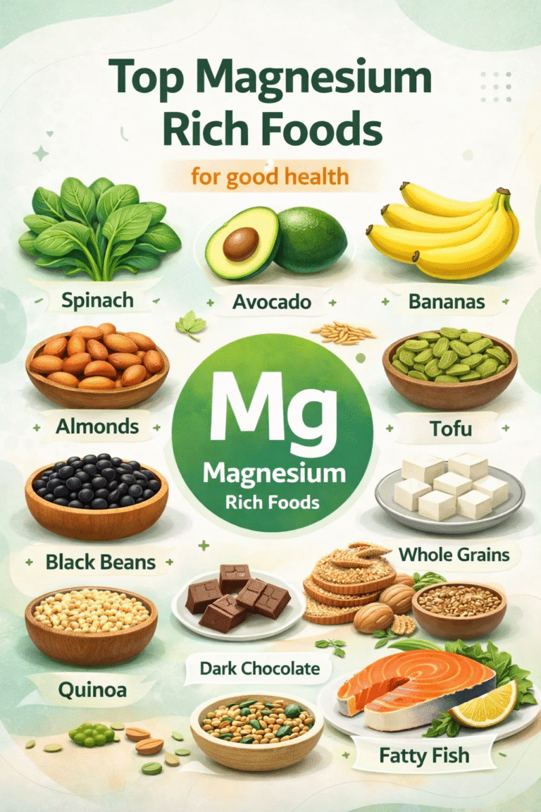 12 Best Magnesium Rich Foods for Better Sleep, Energy and Muscle Recovery
