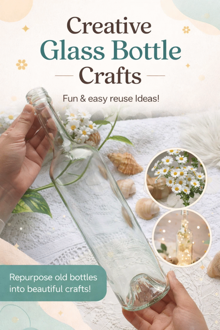 How to Paint DIY Floral Pattern Glass Bottles  Easy Aesthetic Room Decor