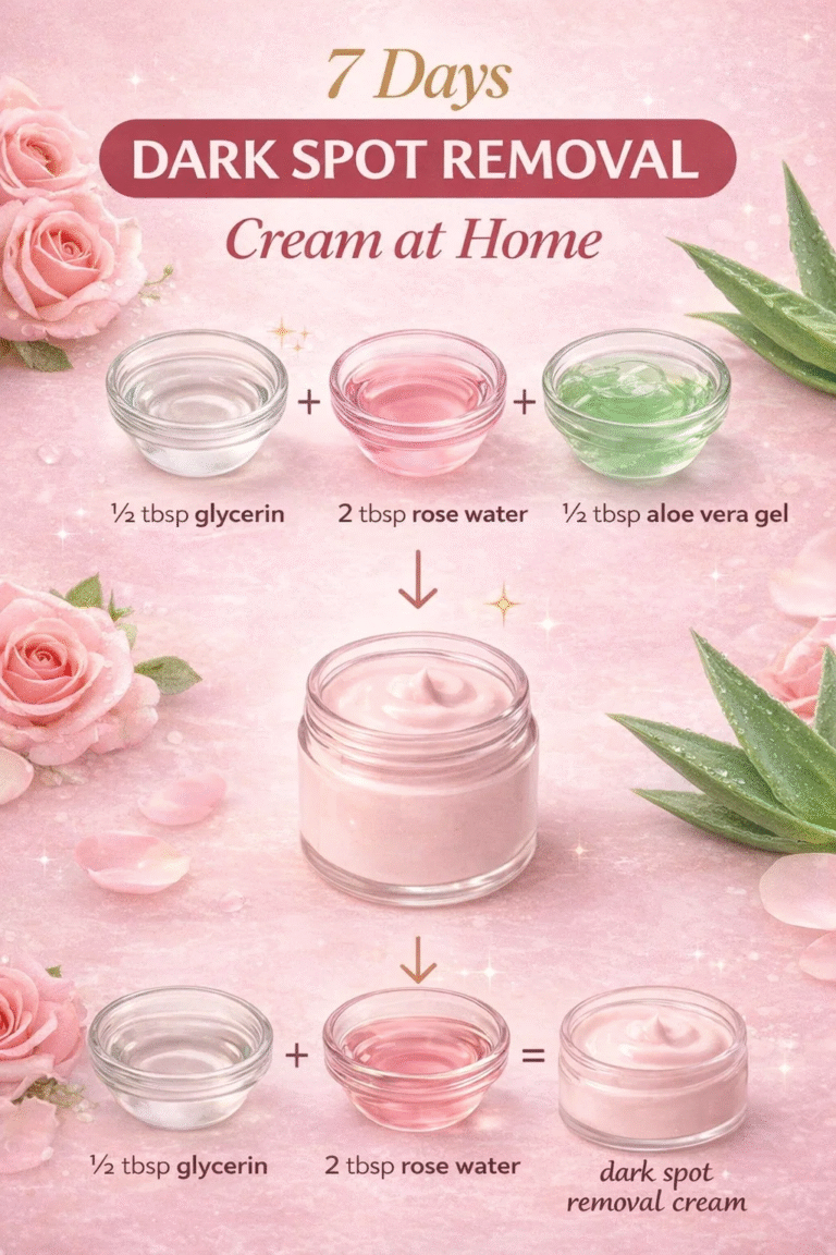 7-Day DIY Dark Spot Removal Cream Easy Skincare Beauty Tips with Doll