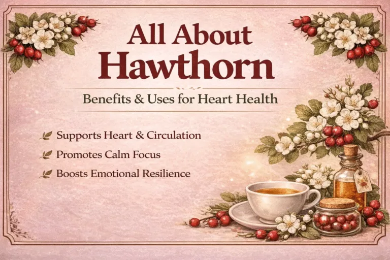 Hawthorn Herb Guide Traditional Uses  Benefits for Heart Health and Focus