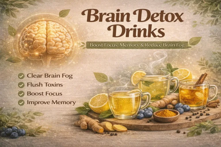 Brain Detox Drinks Clear Brain Fog, Boost Focus  Memory Naturally Morning Detox Recipes