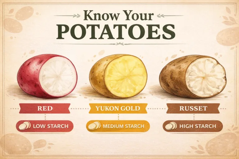 Ultimate Potato Guide Best Uses for Red, Yukon Gold  Russet Potatoes
