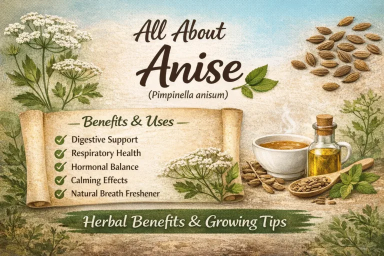 Anise Herb Guide Growing Tips, Health Benefits  Natural Remedies for Wellness
