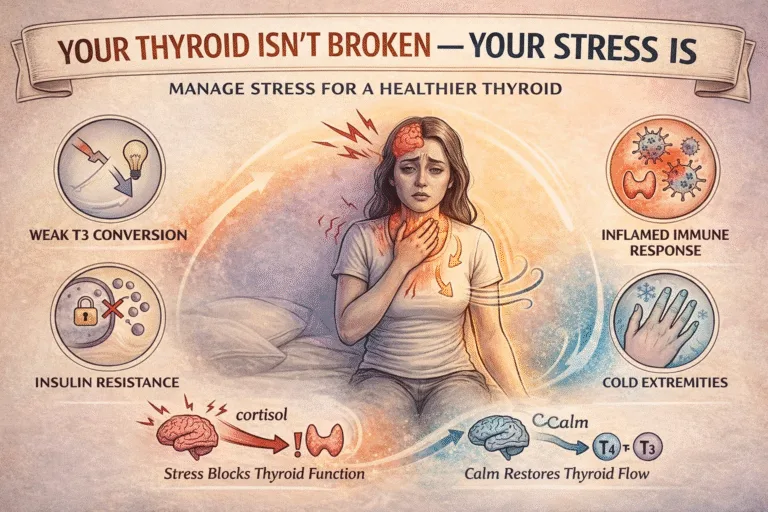 How Chronic Stress Affects Your Thyroid Cortisol, T3 Conversion  Hashimotos Relief