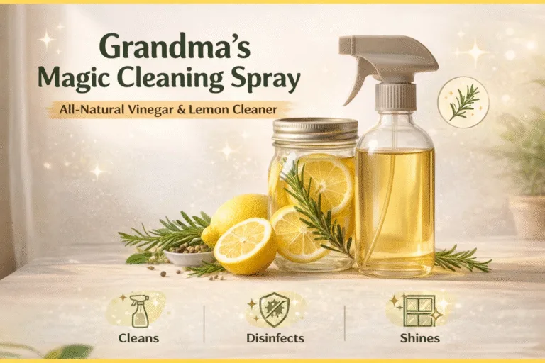 DIY Lemon  Rosemary Natural All-Purpose Cleaner  Homemade Non-Toxic Vinegar Cleaning Spray