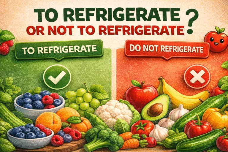 How to Store Fruits and Veggies Refrigerate or Not Fresh Produce Storage Guide