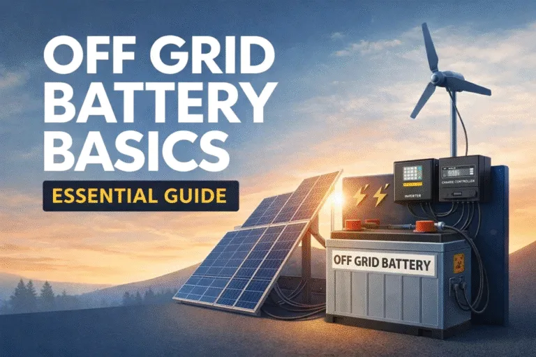 Off-Grid-Batterie Basics Die wichtigsten Stärken  Schwächen für deine Stromversorgung