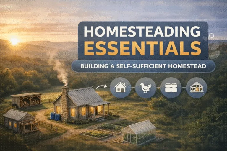 Ultimate Homestead Layout Guide Off-Grid Living  Sustainable Cottagecore Farm Ideas