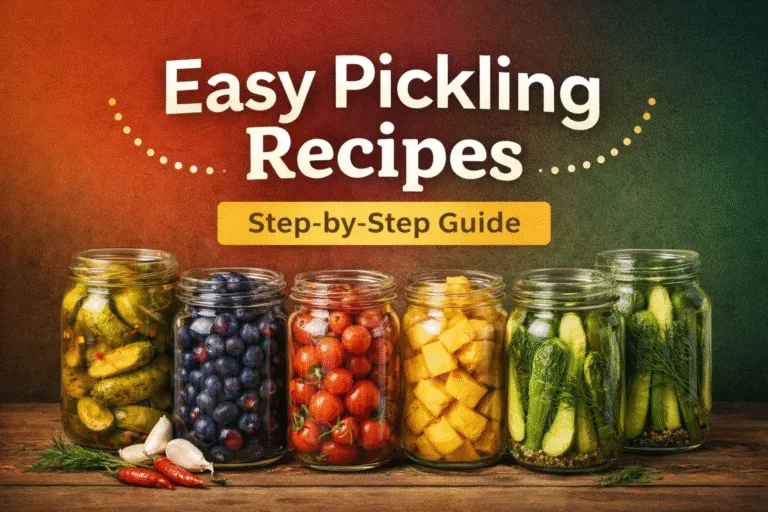 10 Easy Quick Pickled Fruit  Vegetable Recipes  DIY Refrigerator Pickles Guide