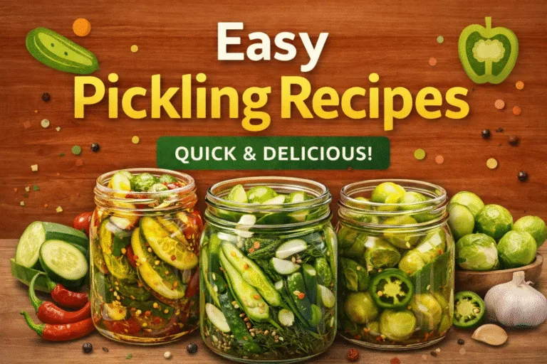 6 Easy Homemade Pickle Recipes Hot Honey, Spicy Dill  Bourbon