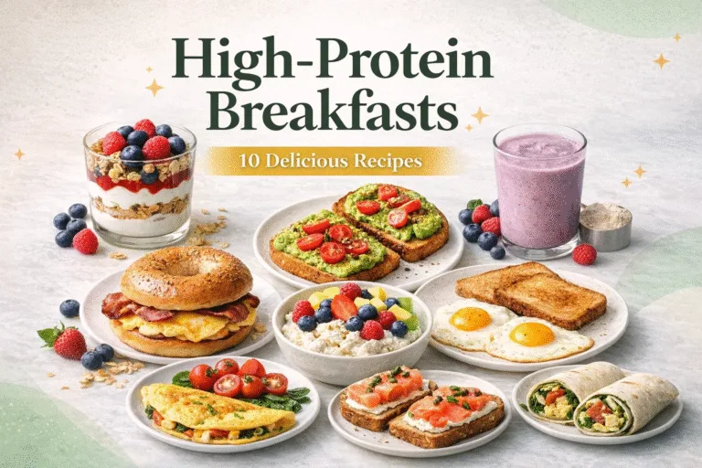 9 High-Protein Breakfast Ideas for Weight Loss  Muscle Gain  Healthy Morning Recipes