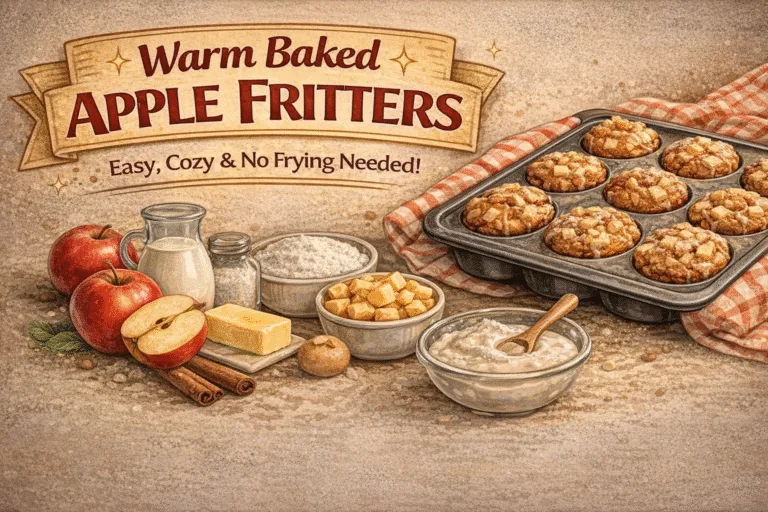 Warm Baked Apple Fritters Recipe No Frying Needed