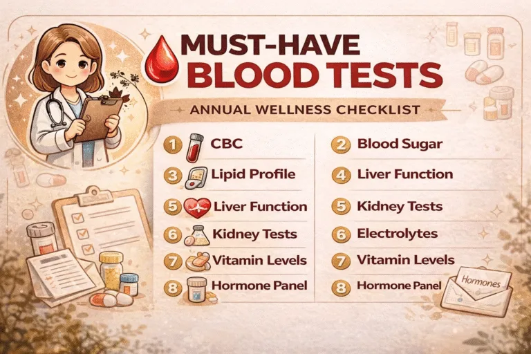 Must-Have Annual Blood Tests Quick Guide Essential Lab Tests for Holistic Wellness  Health