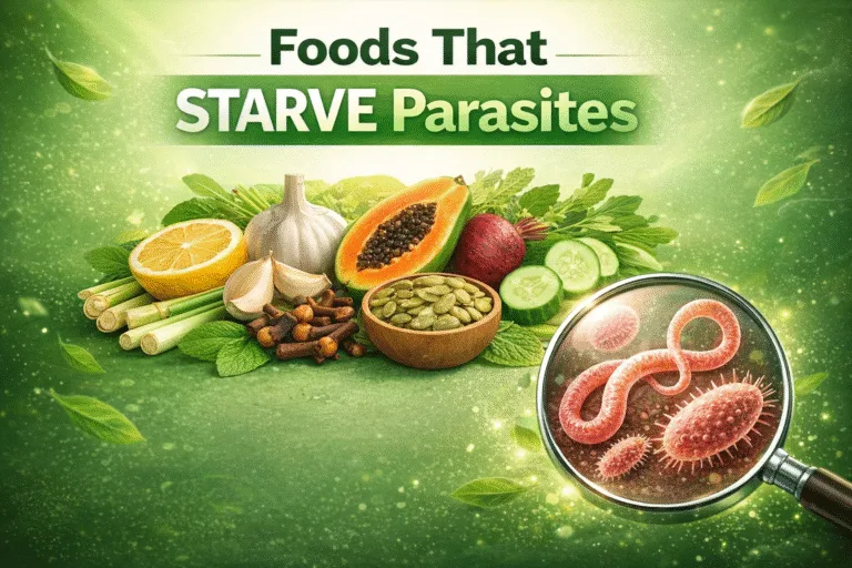 12 Foods That Starve Parasites Naturally  Best Anti-Parasitic Foods for Gut Health Detox