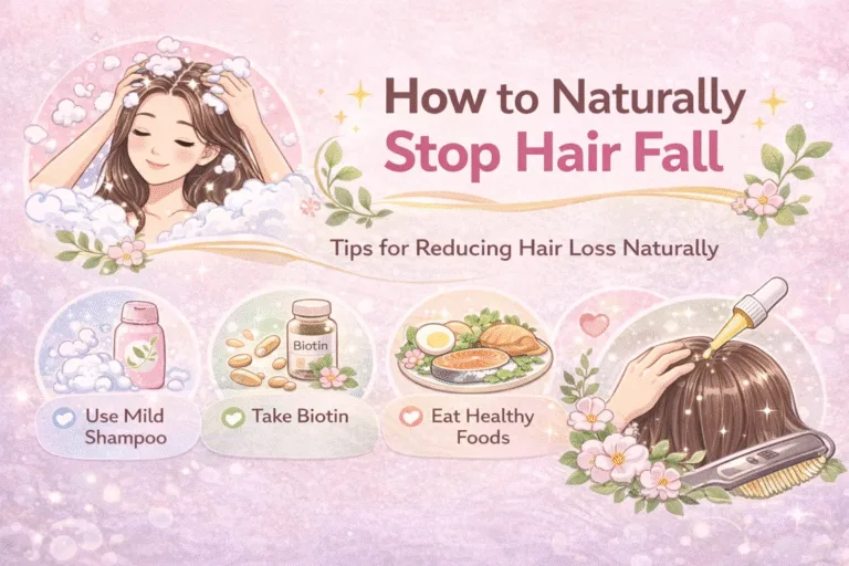 Stop Hair Fall Naturally 6 Simple Tips for a Daily Healthy Hair Care Routine