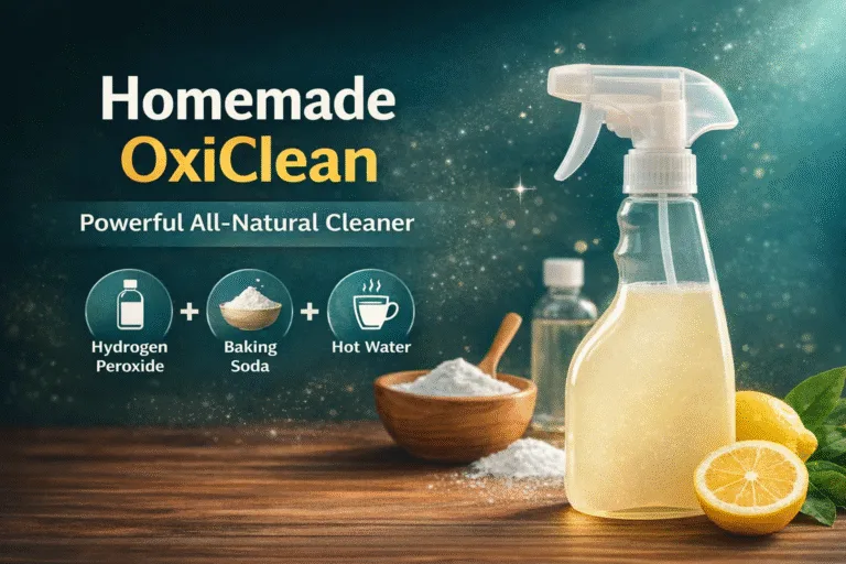 DIY Homemade OxiClean Recipe  Natural Stain Remover for Laundry  Carpets