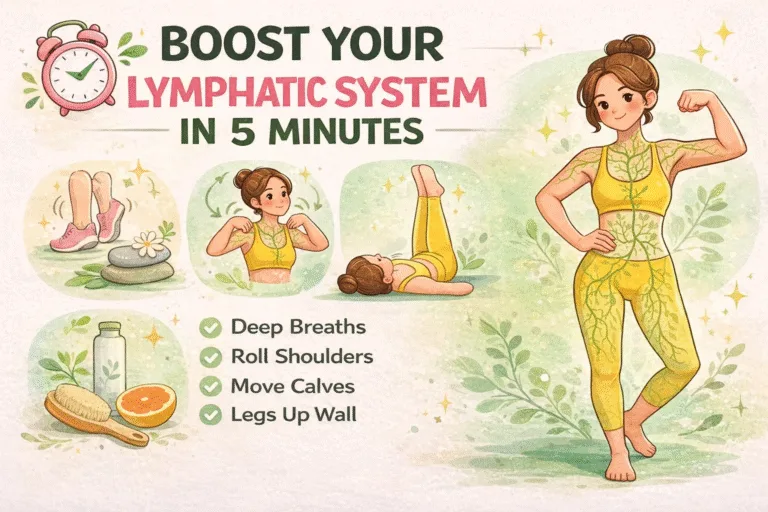 5-Minute Lymphatic Drainage Routine Simple Exercises for Better Health