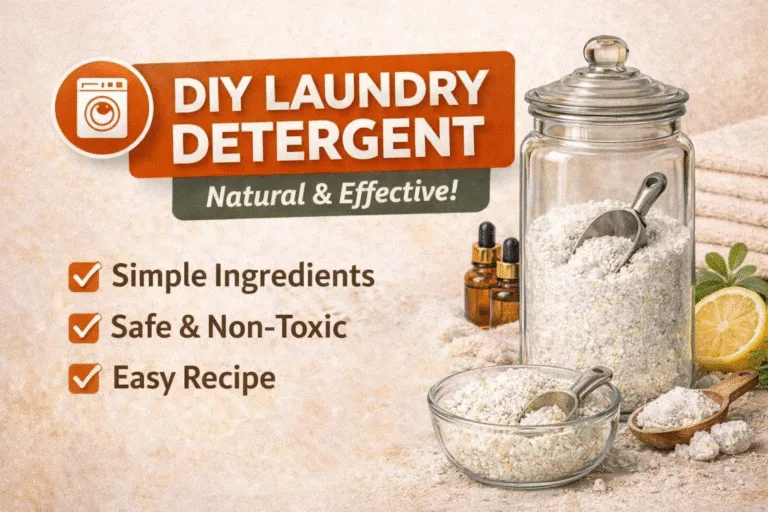 DIY Homemade Laundry Detergent Recipe – Natural  Easy Powder Detergent