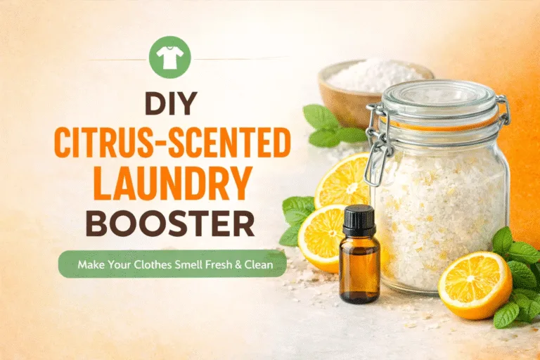 DIY Citrus-Scented Laundry Scent Booster Natural Homemade Laundry Refresher